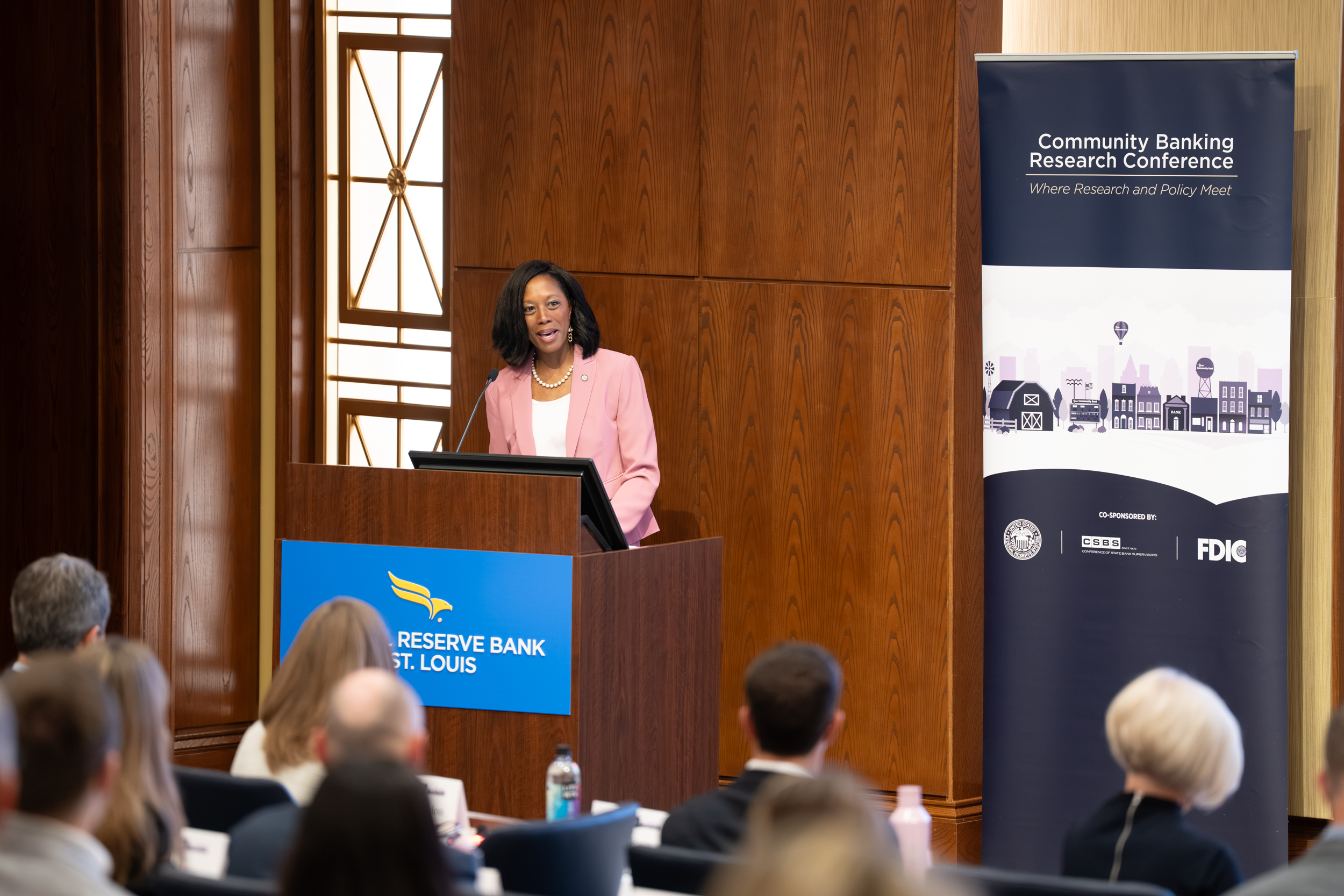 Commissioner Rhoshunda Kelly at 2026 Community Banking Research Conference